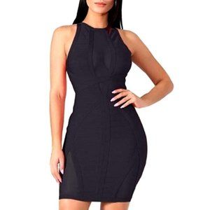 Women's Bandage Dress Sleeveless Bodycon Bandage size XL AND 1XL BLACK COLOR